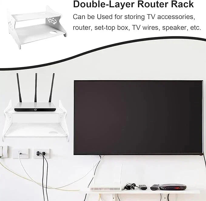 Shelf 2 Tier with Holes decur self